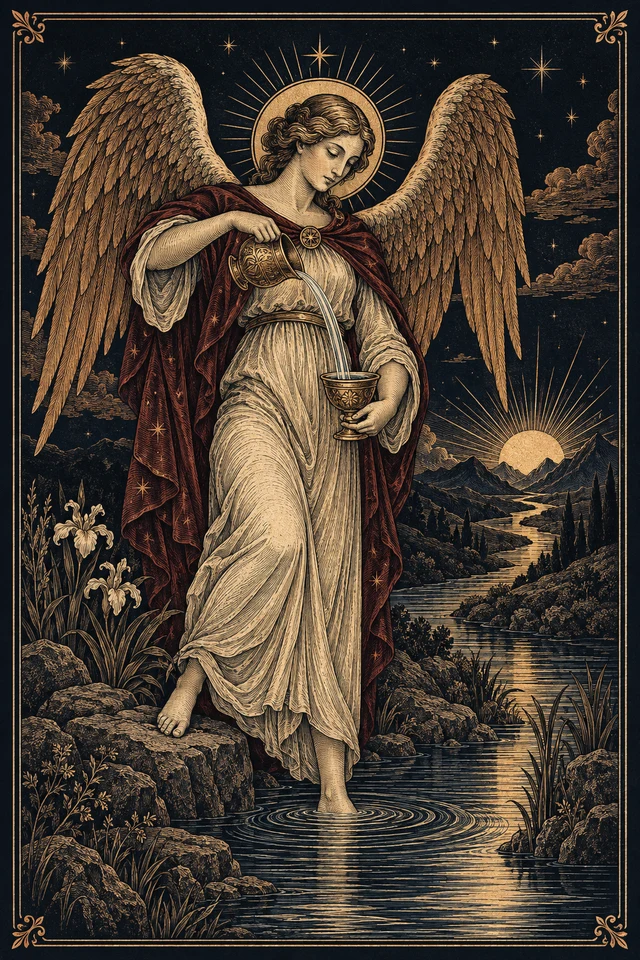 Temperance tarot card