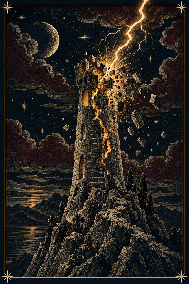 The Tower tarot card