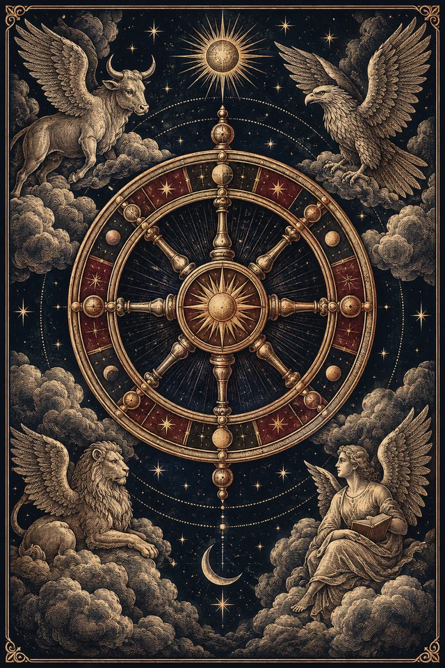 Wheel of Fortune tarot card