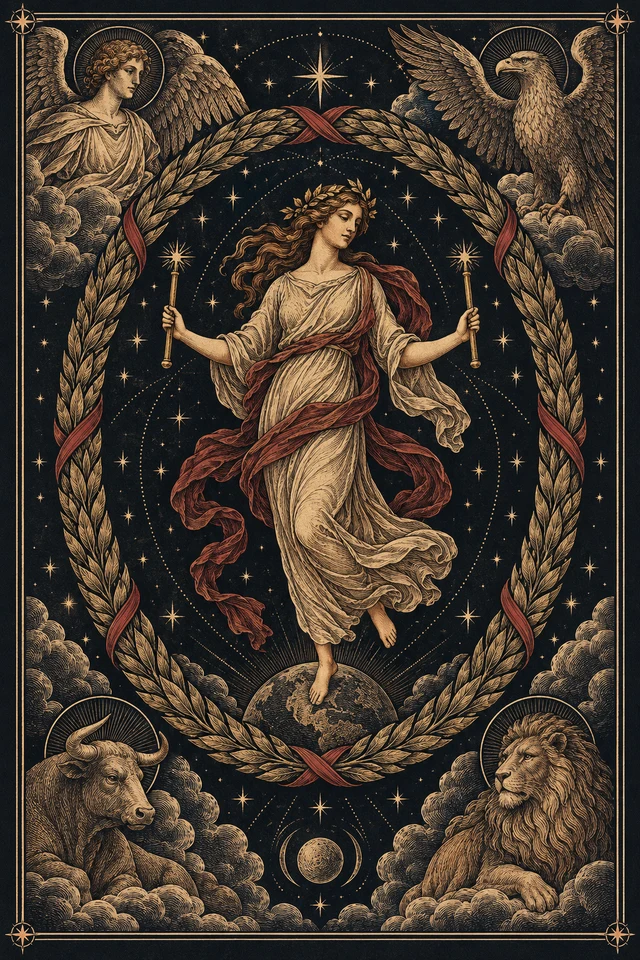The World tarot card